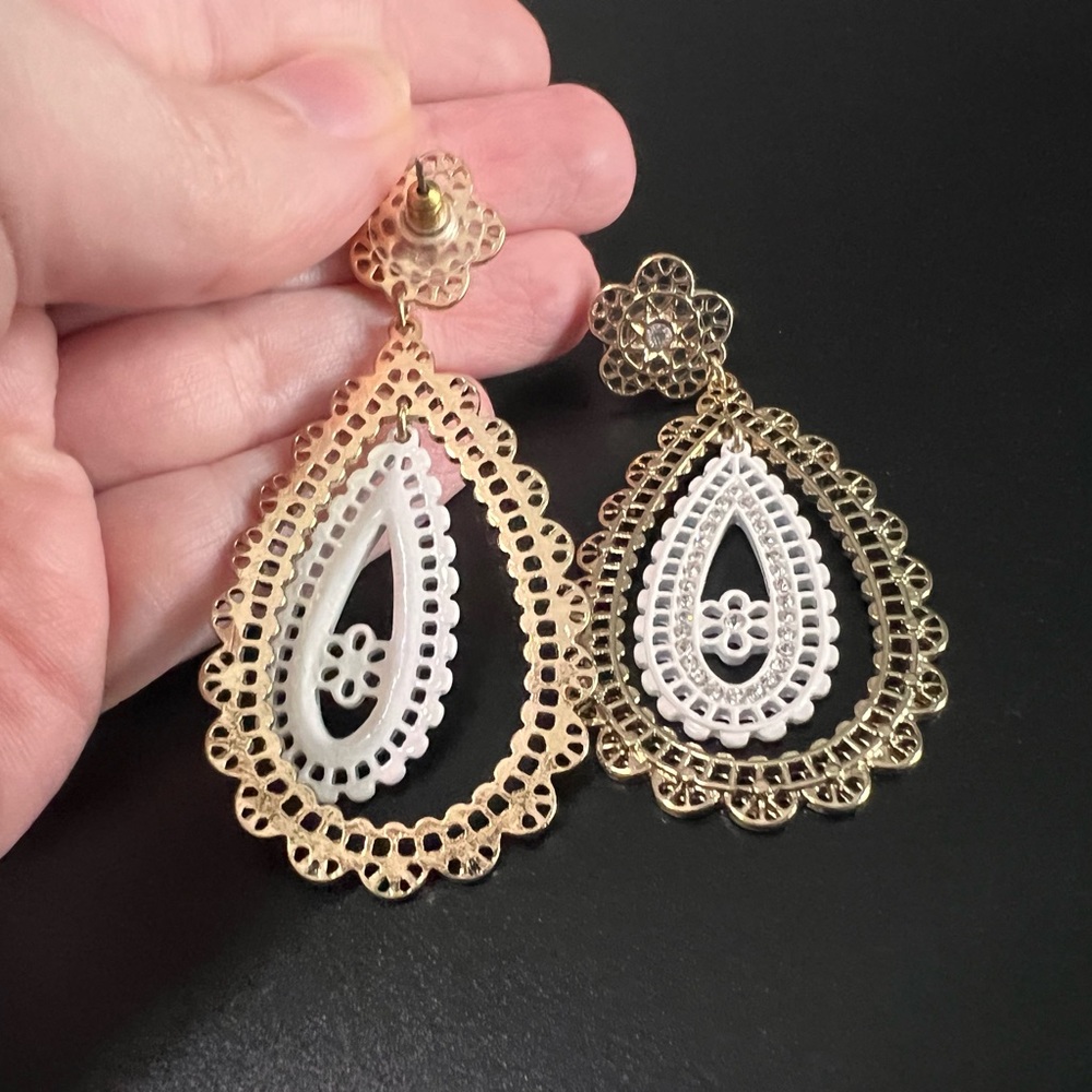Filigree earrings - Picture 2 of 2
